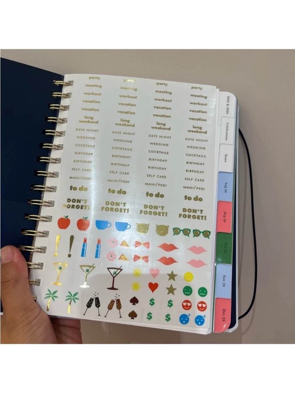 Kate Spade Safari Floral 2024-25 17-month Medium Planner # K240341